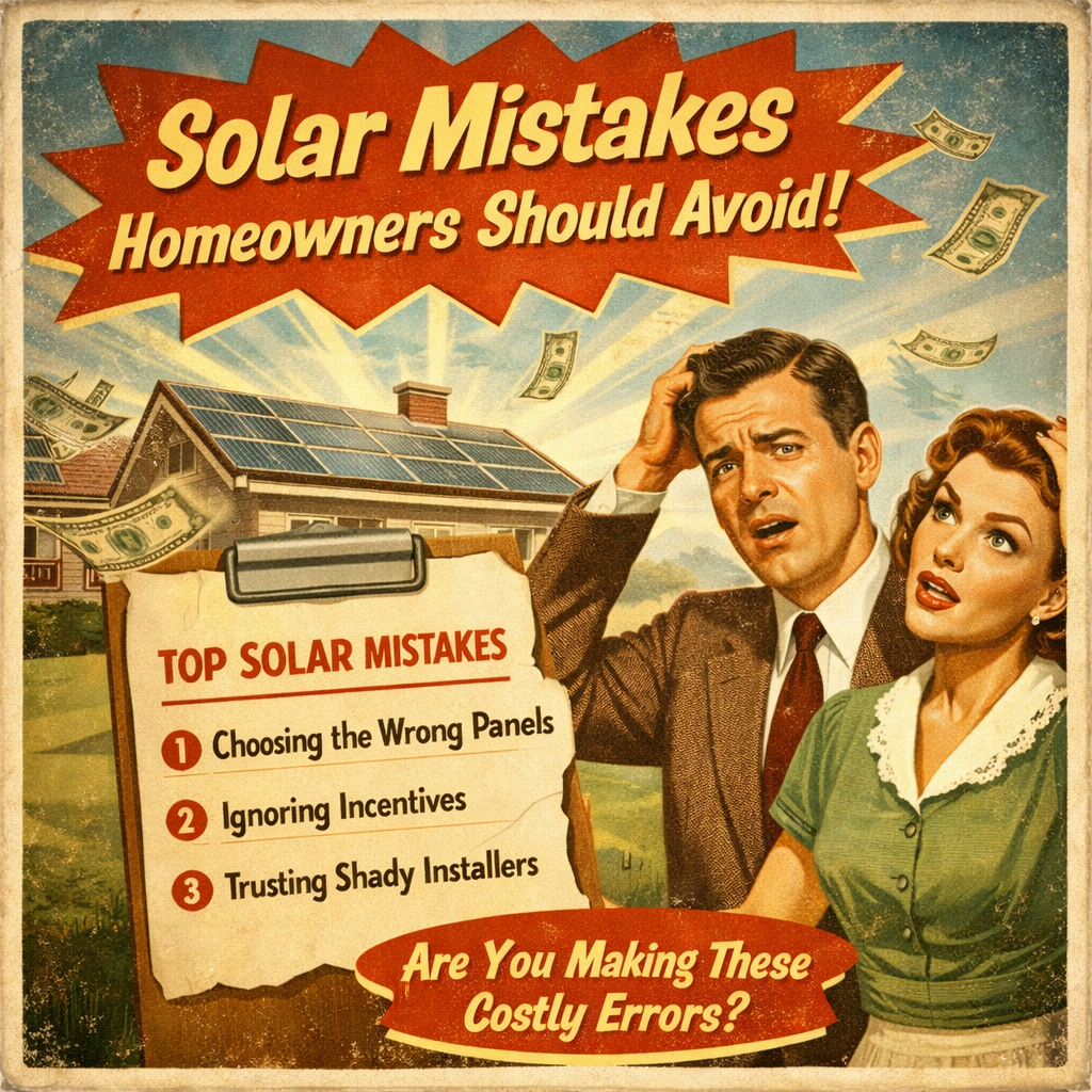 solar mistakes