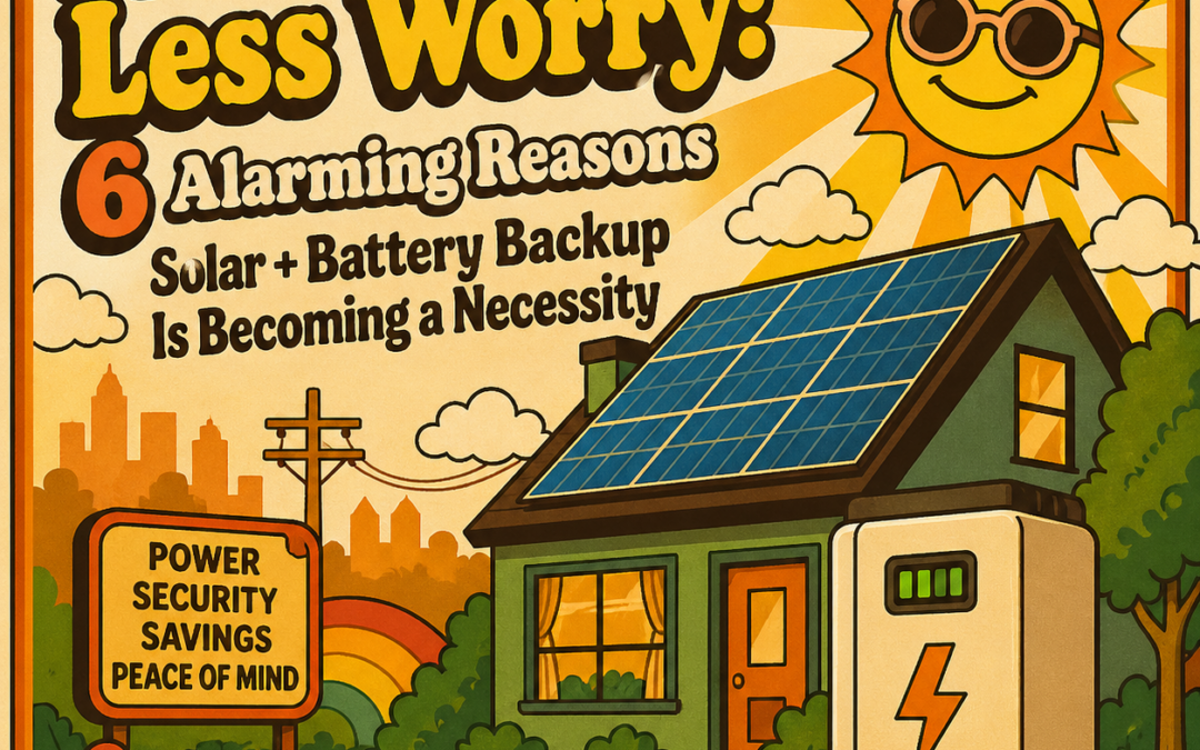 More Savings Less Worry: 6 Alarming Reasons Solar + Battery Backup Is Becoming a Necessity