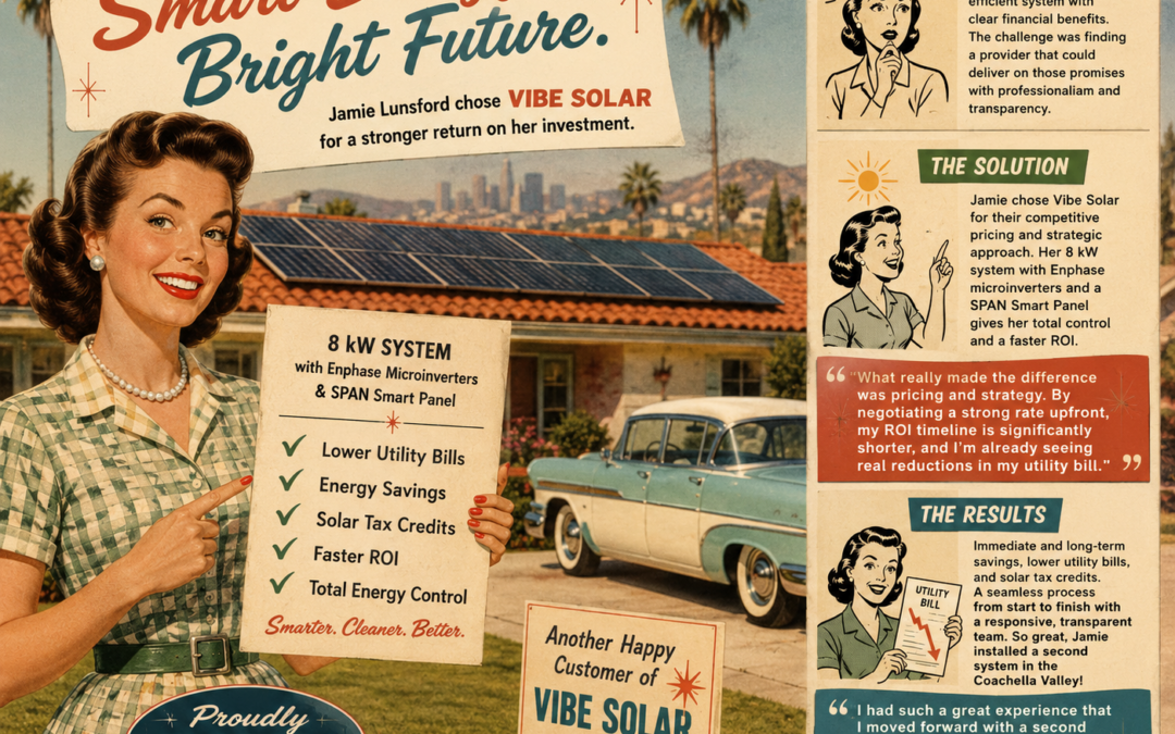 How Jamie Lunsford Reduced Her Electric Bill and Achieved Immediate ROI with Vibe Solar